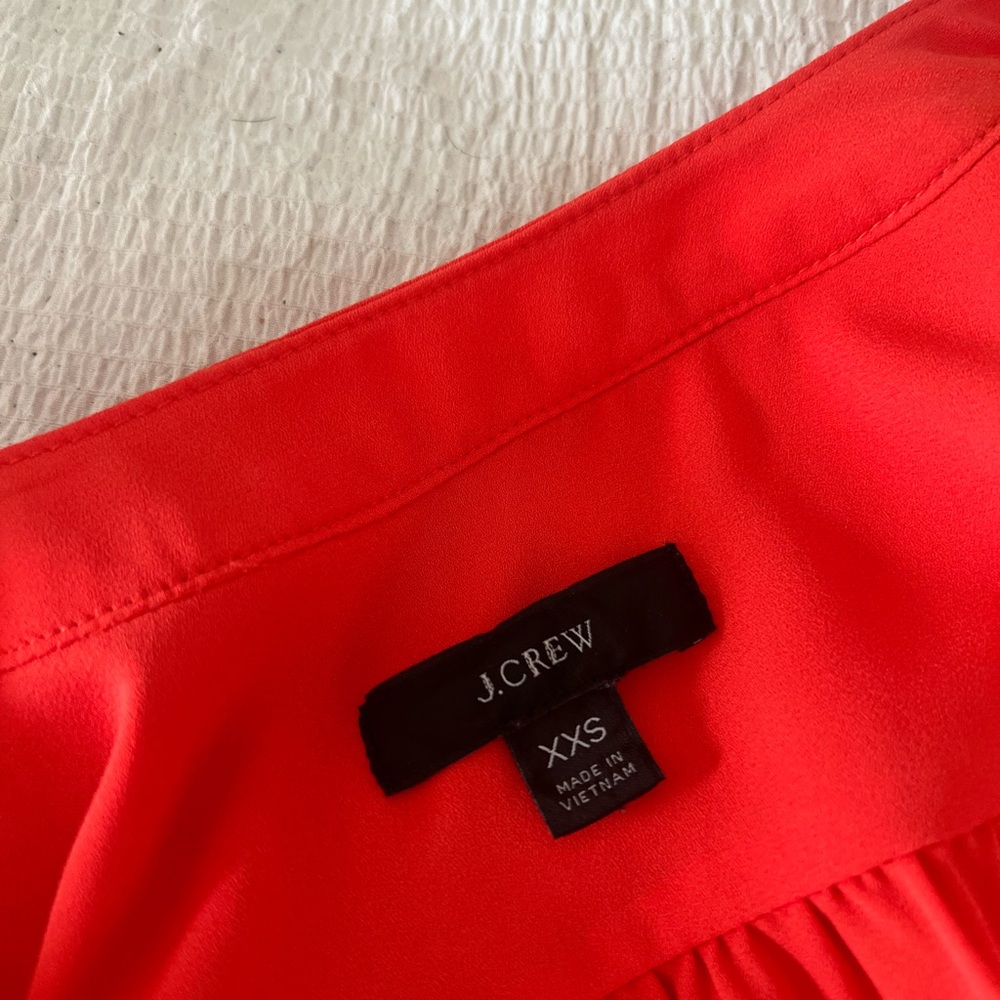 J.Crew Bright Red Top